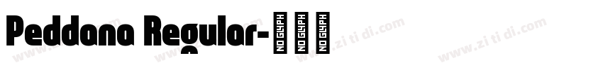 Peddana Regular字体转换